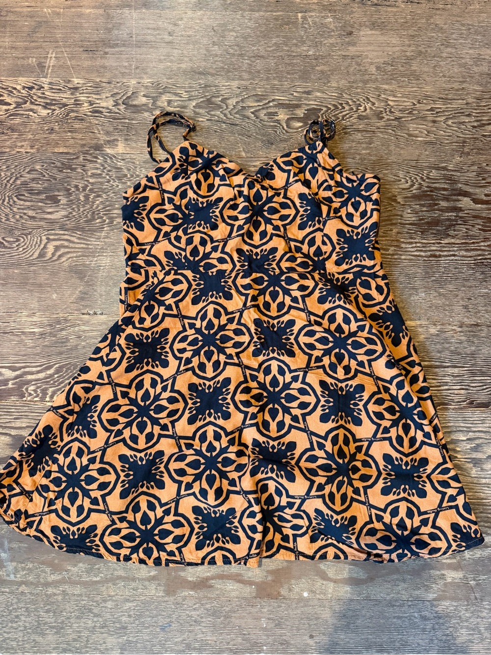 Women's Mini Dress with Anthurium Quilt Print